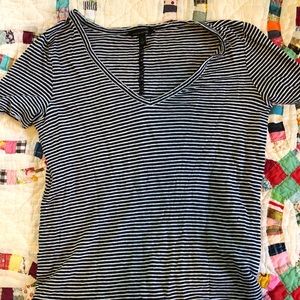 Banana Republic Black and White Striped Tee!